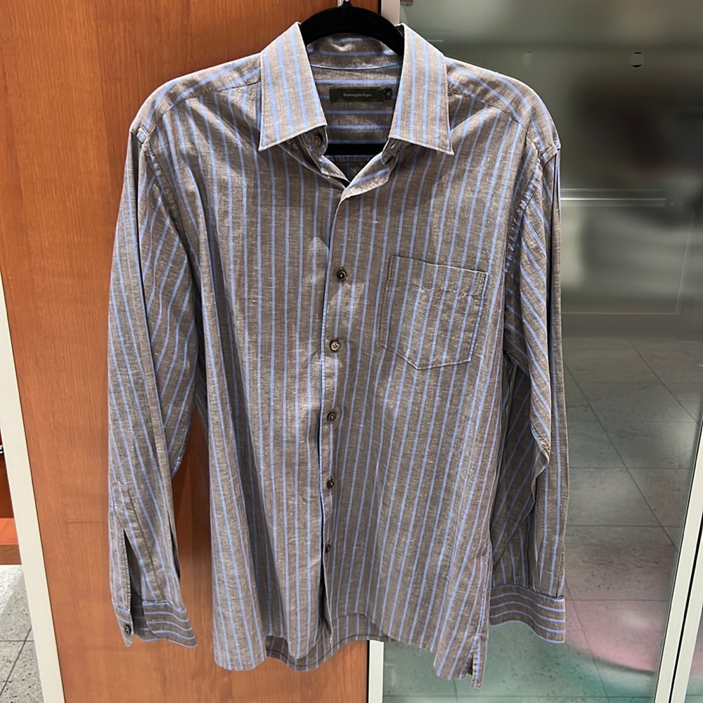 Euc Designer Button Down Shirt - image 1